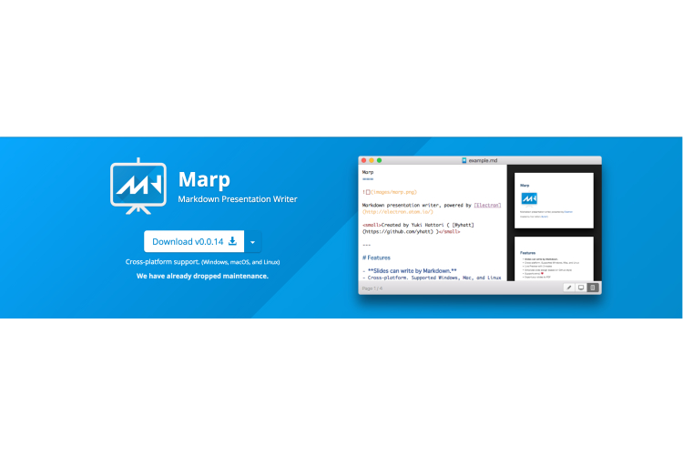 Marp：寫 Markdown 製作投影片